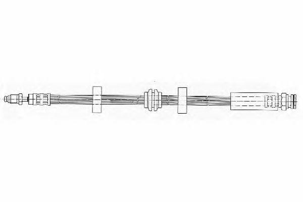 Тормозной шланг FHY2461 FERODO