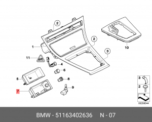 Деталь 51 16 3 402 636 BMW