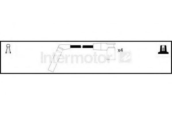 Ккомплект проводов зажигания 73986 STANDARD