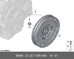 Маховик 21 20 7 589 445 BMW