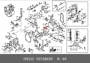 Болт 93158659 IVECO