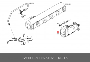 Стартер 500325102 IVECO