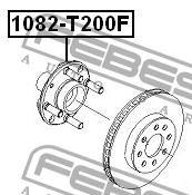 Ступица колеса 1082-T200F FEBEST