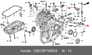 Деталь 28810P7W004 HONDA