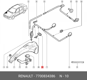 Деталь 7700834386 RENAULT