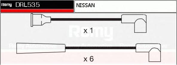 Ккомплект проводов зажигания DRL535 DELCO REMY