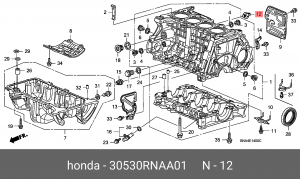 Датчик детонации 30530RNAA01 HONDA