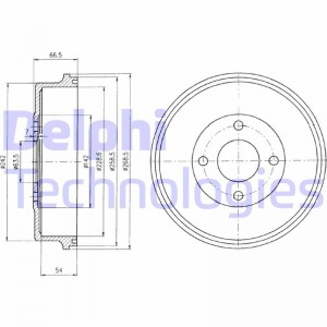 Тормозной барабан BF314 DELPHI