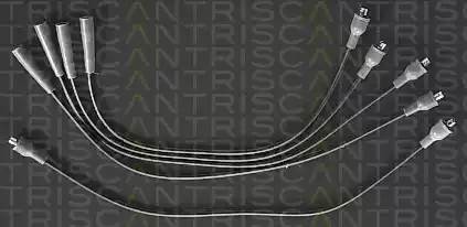 Ккомплект проводов зажигания 88604006 TRISCAN