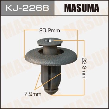 Клипса крепежная KJ2268 MASUMA