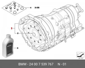 АКПП в сборе 24 00 7 539 767 BMW