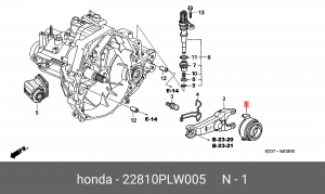 Выжимной подшипник 22810PLW005 HONDA