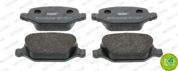 Комплект тормозных колодок, диско FDB1349 FERODO