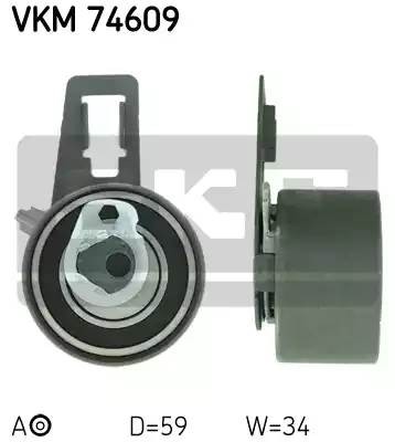 Натяжной ролик, ремень ГРМ VKM74609 SKF