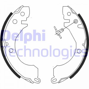 Комплект тормозных колодок LS1779 DELPHI