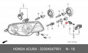 Деталь 33304S47901 HONDA