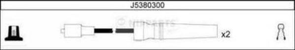 Ккомплект проводов зажигания J5380300 H B JAKOPARTS NIPPARTS