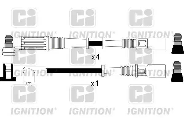 Ккомплект проводов зажигания XC366 QUINTON HAZELL