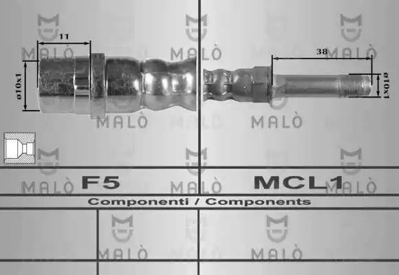 Тормозной шланг 8931 MALO