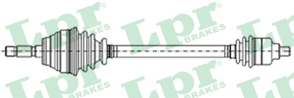 Приводной вал DS39255 LPR