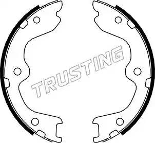 Комплект тормозных колодок, стояночная тормозная система 067.197 TRUSTING