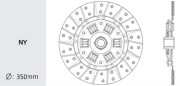 Диск сцепления IS04 VALEO PHC