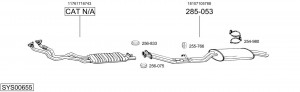 Катализатор 099873 BOSAL