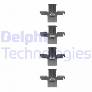 Комплектующие, колодки дискового тормоза LX0222 DELPHI