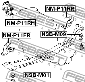 Деталь NSB-M09 FEBEST