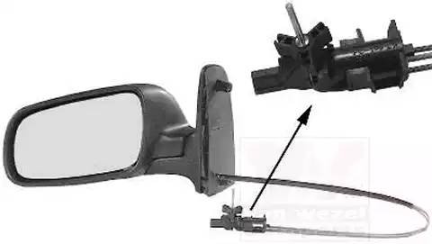 Наружное зеркало 5879803 VAN WEZEL