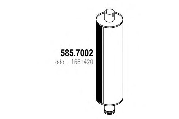 Система выпуска ОГ 5857002 ASSO
