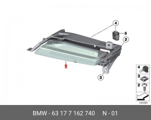 Фара противотуманная 63 17 7 162 740 BMW
