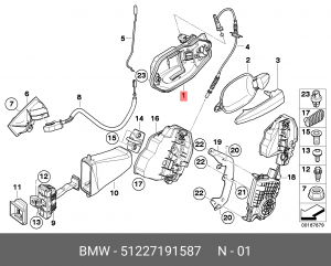 Деталь 51 22 7 191 587 BMW