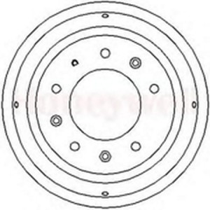 Тормозной барабан 329064B BENDIX JURID