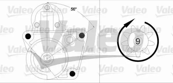 Стартер 458189 VALEO PHC