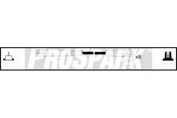 Ккомплект проводов зажигания OES652 STANDARD
