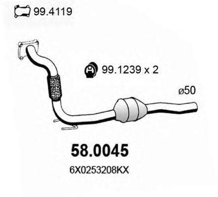Катализатор 580045 ASSO