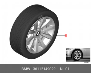 Колесо в сборе 36 11 2 149 029 BMW