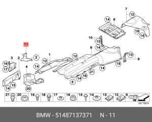 Теплоизоляция 51 48 7 137 371 BMW