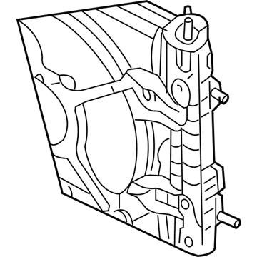 Конденсатор, кондиционер 5096 191AA CHRYSLER