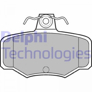 Комплект тормозных колодок, диско LP617 DELPHI