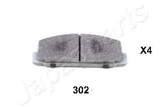 Комплект тормозных колодок, диско PP302AF JAPAN PARTS GROUP