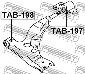 Сайлентблок TAB-197 FEBEST