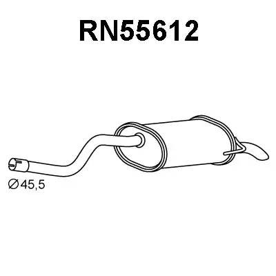 Глушитель выхлопных газов конечный RN55612 VENEPORTE