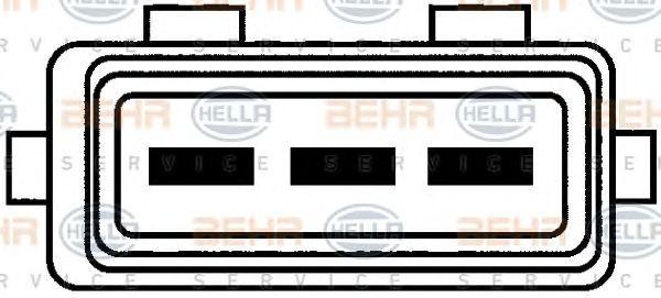 Вентилятор, охлаждение двигателя 8EW 009 144-401 HELLA