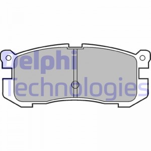 Комплект тормозных колодок, диско LP624 DELPHI