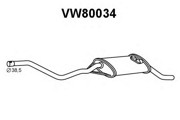 Глушитель выхлопных газов конечный VW80034 VENEPORTE