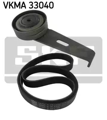Поликлиновой ременный комплект VKMA 33040 SKF