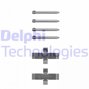 Комплектующие, колодки дискового тормоза LX0093 DELPHI