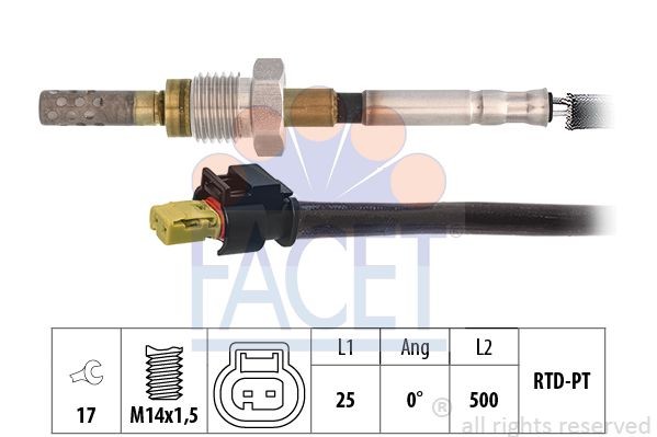 Ккомплект проводов зажигания 48510 FACET